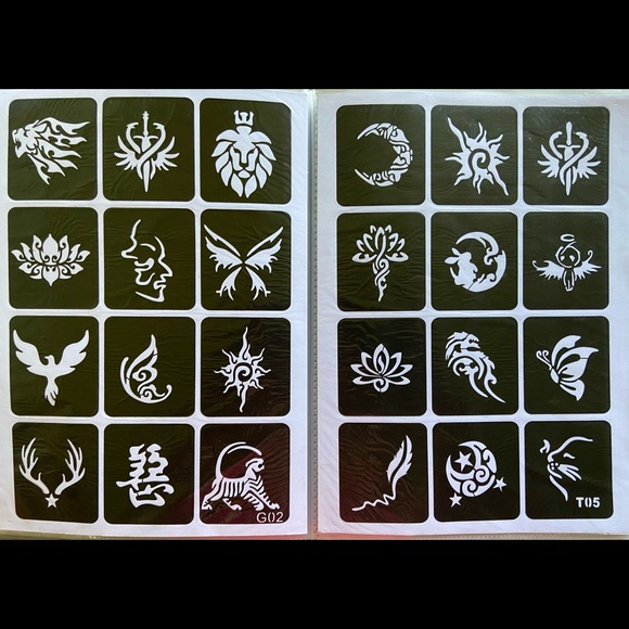 Full Sparkle Tattoo Kit-Fun for kids/adults - Picture 7 of 12